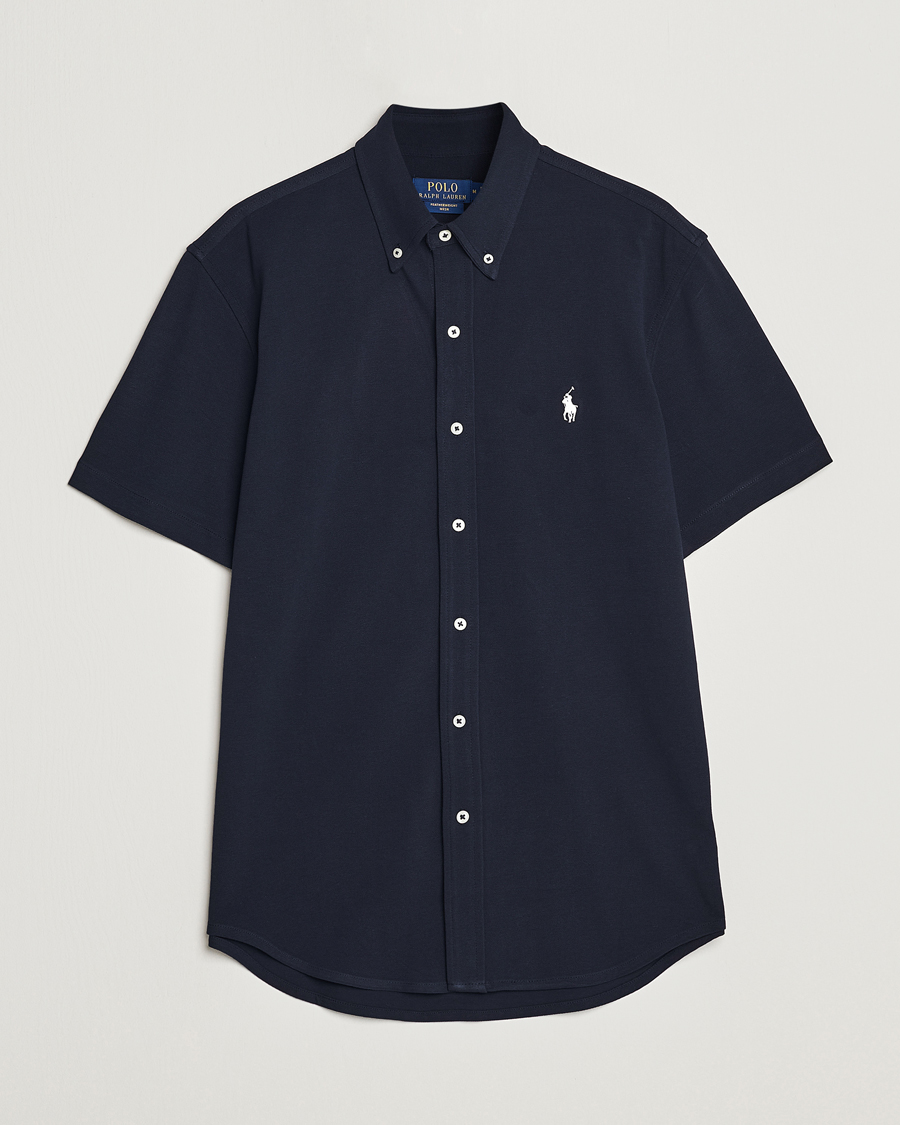 Herren | Hemden | Polo Ralph Lauren | Featherweight Mesh Short Sleeve Shirt Aviator Navy