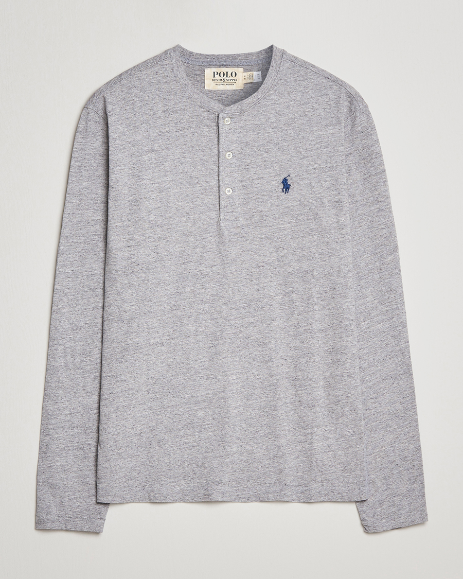 Herren | Pullover | Polo Ralph Lauren | Slub Jersey Henley Dark Vintage Heather