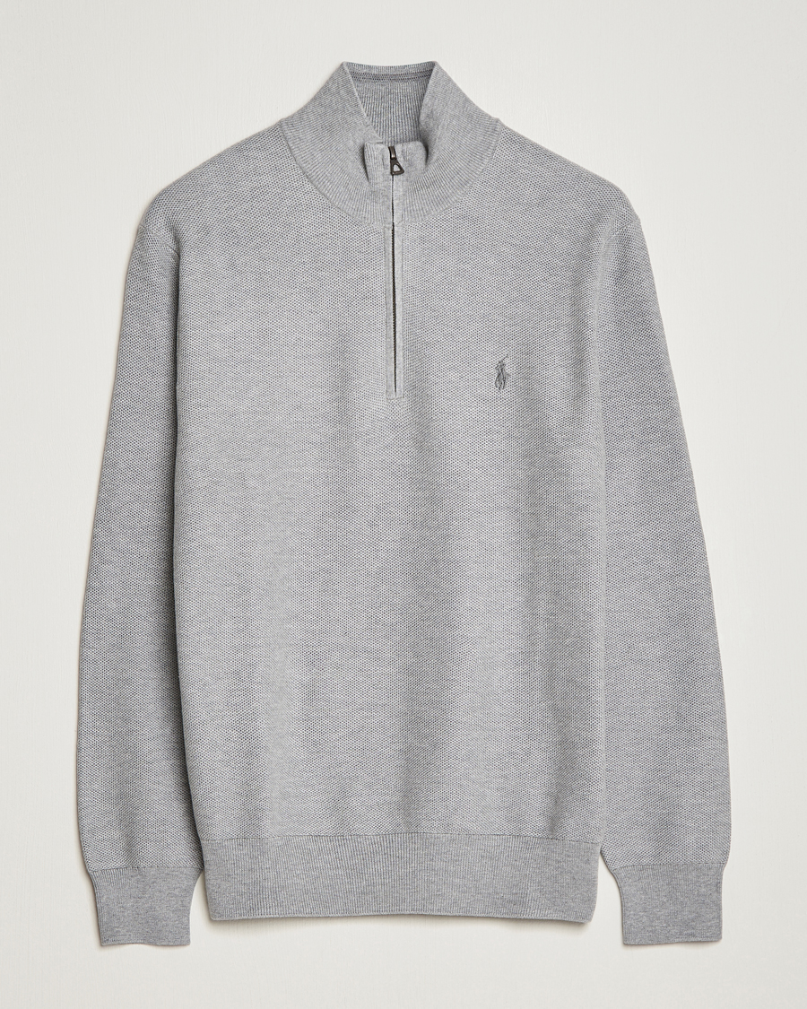 Herren | Pullover | Polo Ralph Lauren | Textured Half-Zip Andover Heather