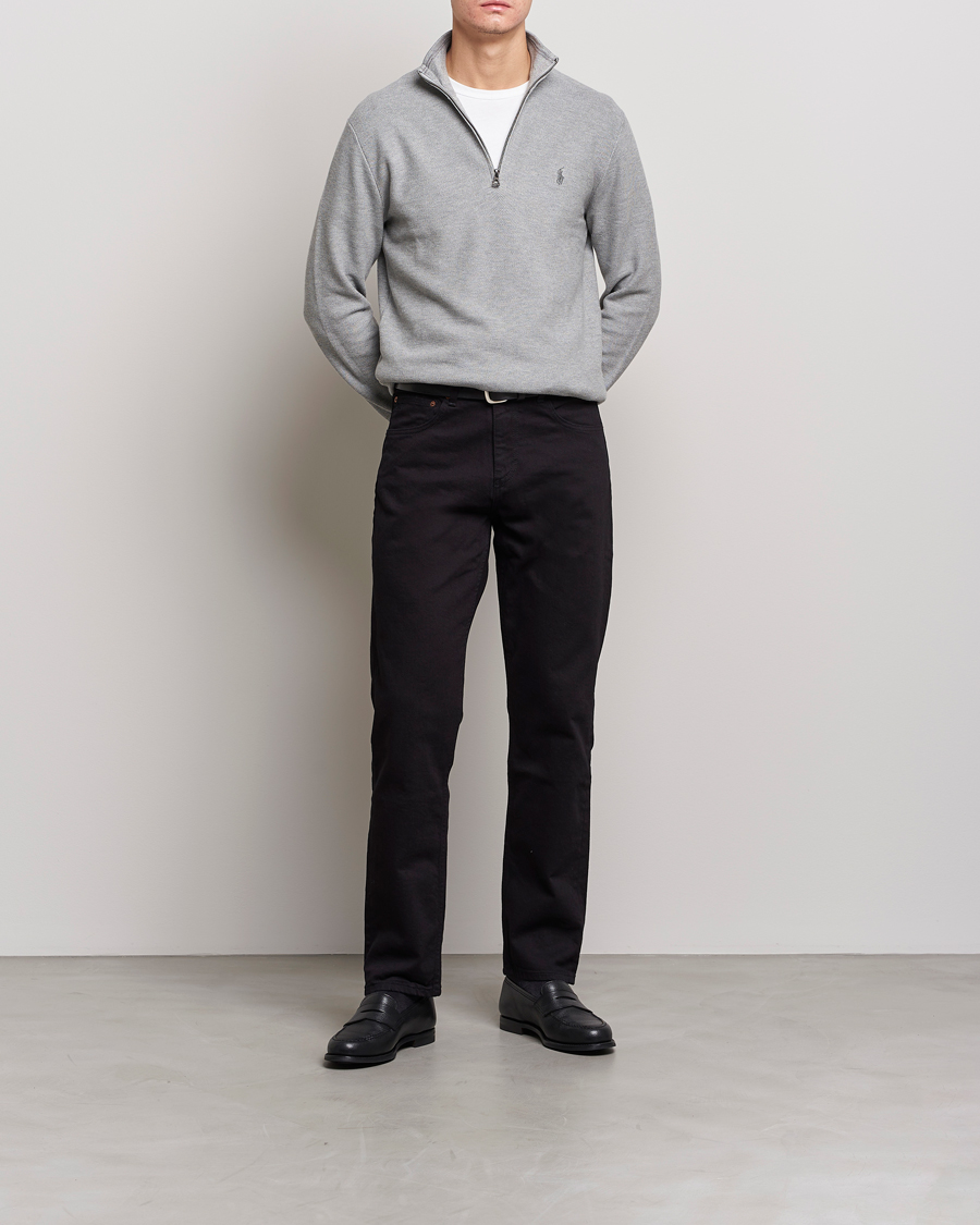 Herren | Pullover | Polo Ralph Lauren | Textured Half-Zip Andover Heather