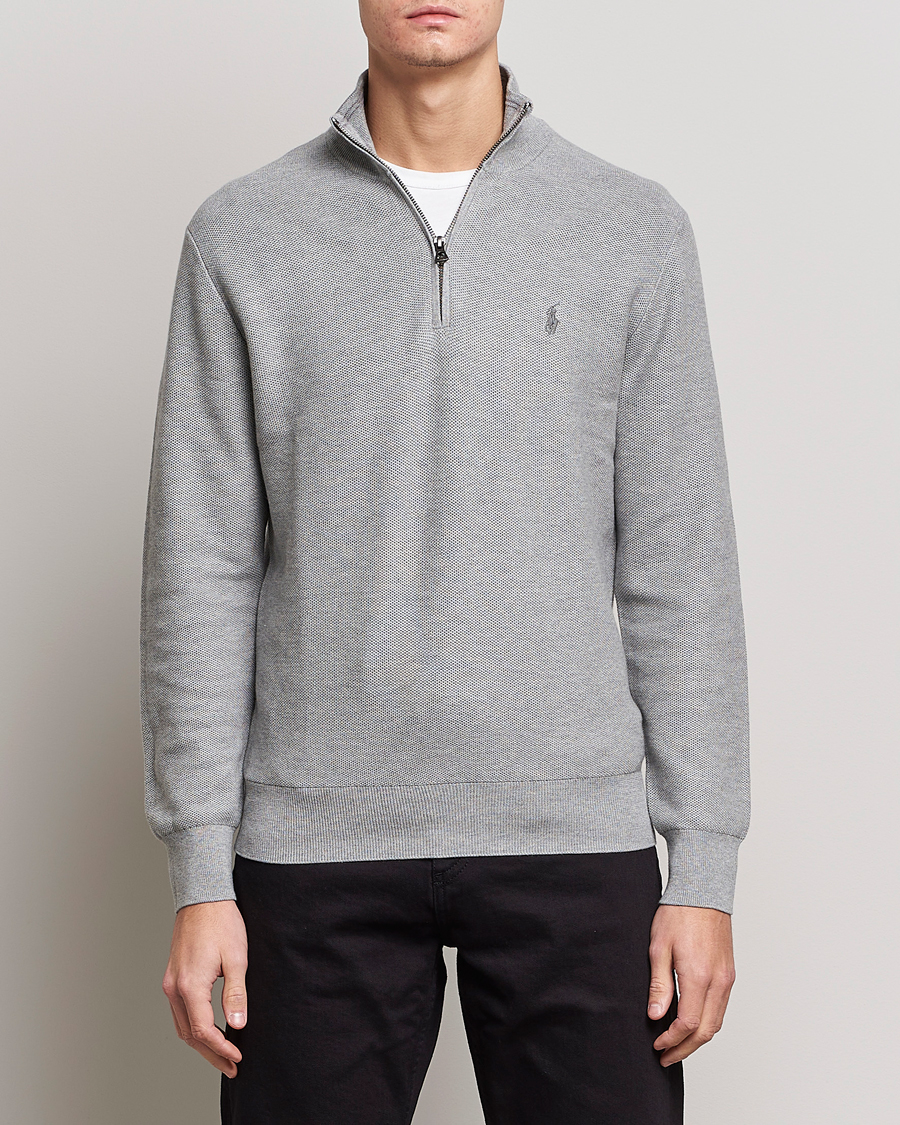 Herren | Pullover | Polo Ralph Lauren | Textured Half-Zip Andover Heather