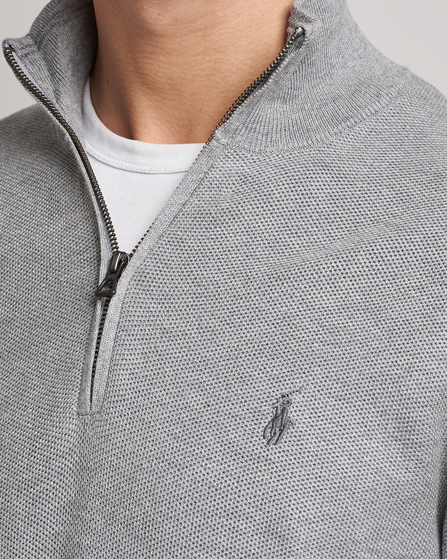 Herren | Pullover | Polo Ralph Lauren | Textured Half-Zip Andover Heather