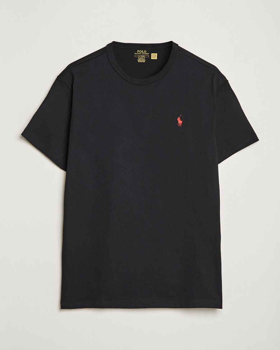 Herren | T-Shirts | Polo Ralph Lauren | Heavyweight Crew Neck T-Shirt Black