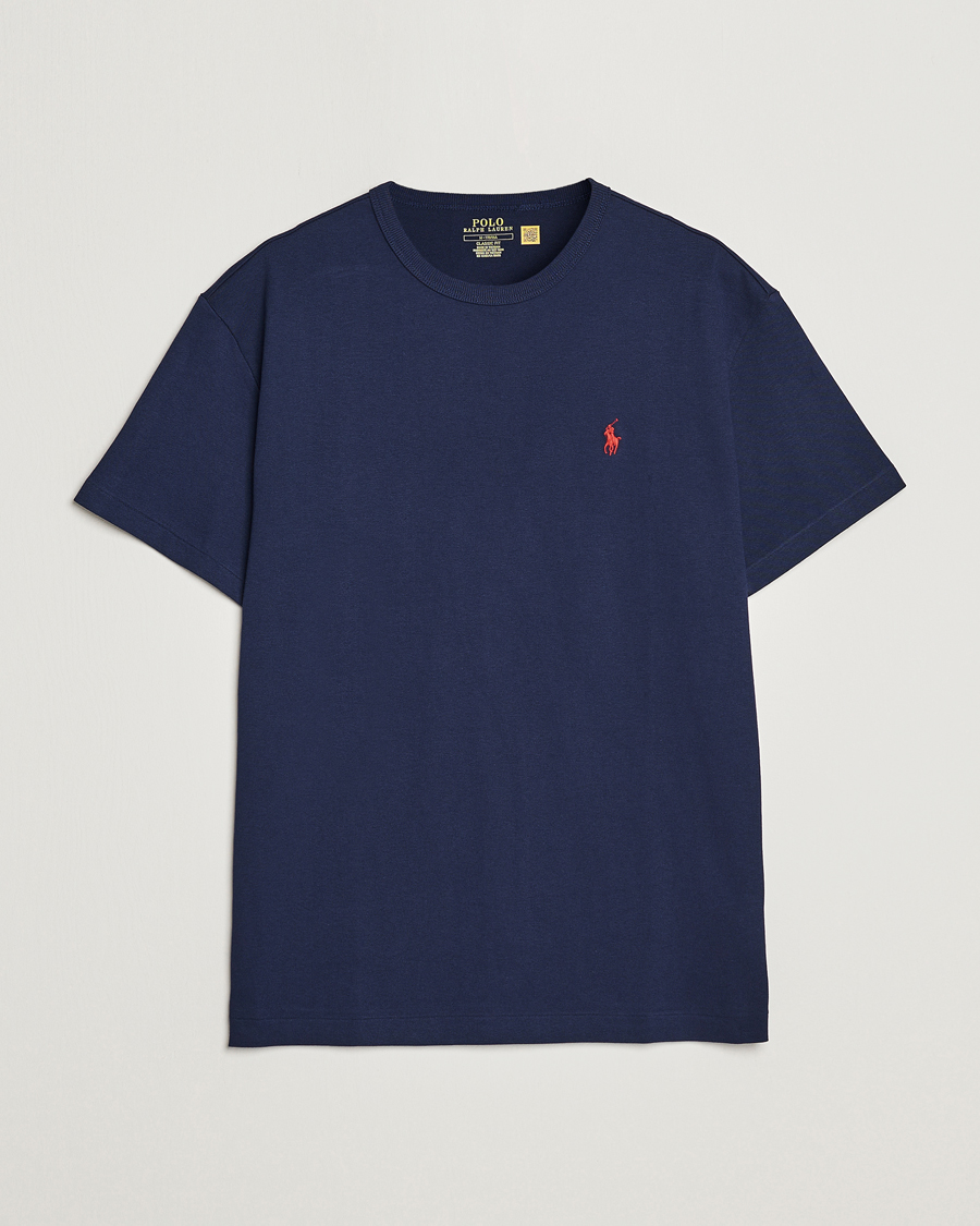 Herren | T-Shirts | Polo Ralph Lauren | Heavyweight Crew Neck T-Shirt Newport Navy