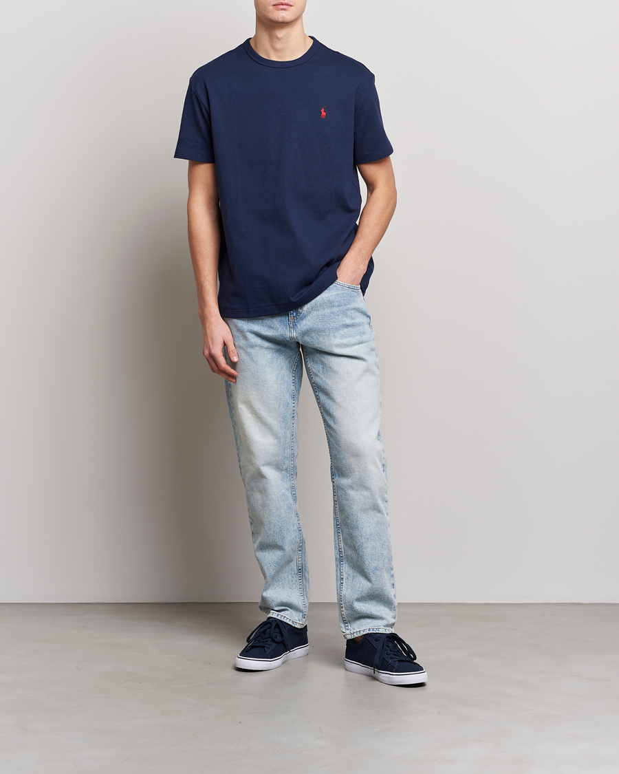 Herren | T-Shirts | Polo Ralph Lauren | Heavyweight Crew Neck T-Shirt Newport Navy