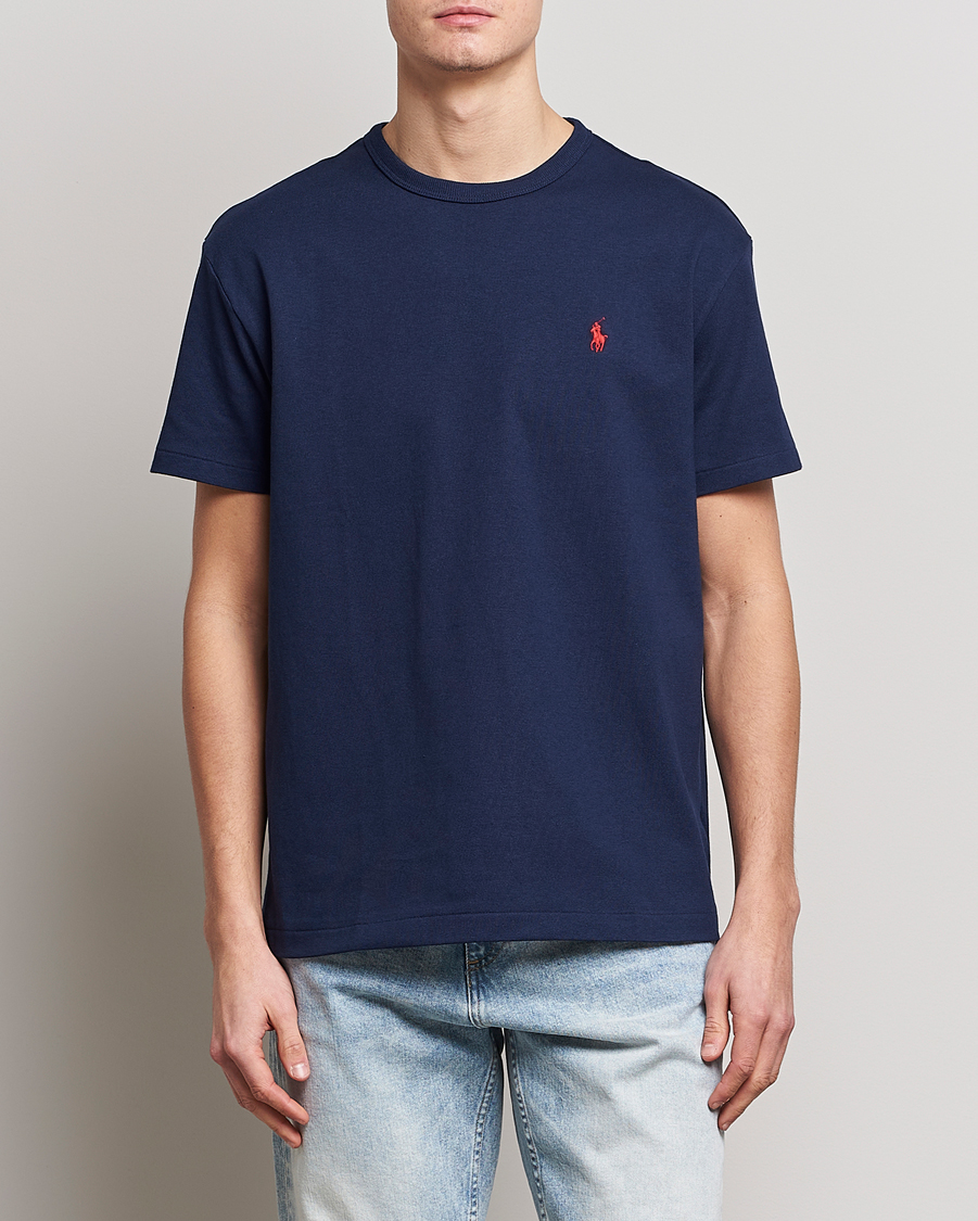 Herren | T-Shirts | Polo Ralph Lauren | Heavyweight Crew Neck T-Shirt Newport Navy