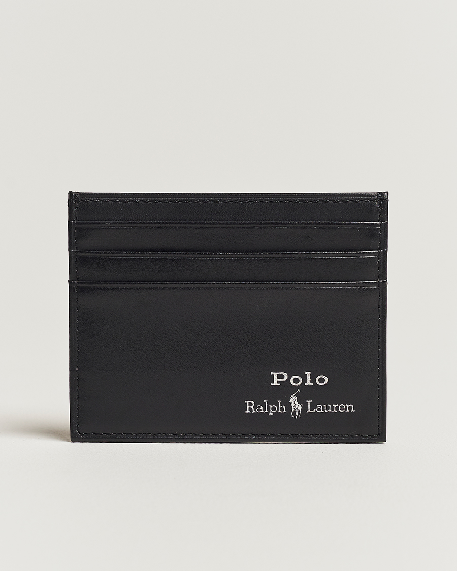Herren | Kartenetui | Polo Ralph Lauren | Leather Credit Card Holder Black