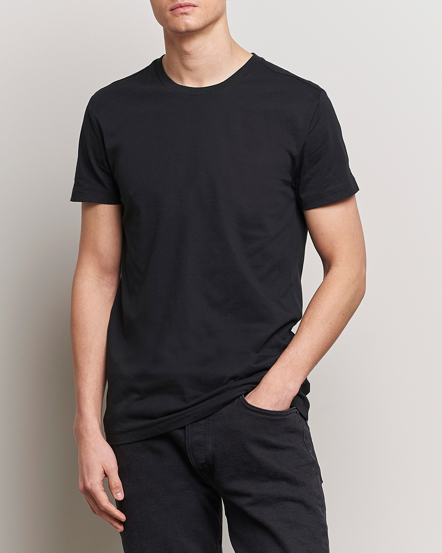 Herren | T-Shirts | Polo Ralph Lauren | 3-Pack Crew Neck T-Shirt White/Black/Andover Heather
