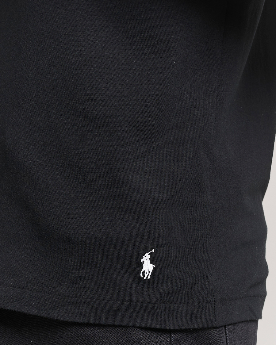 Herren | T-Shirts | Polo Ralph Lauren | 3-Pack Crew Neck T-Shirt White/Black/Andover Heather
