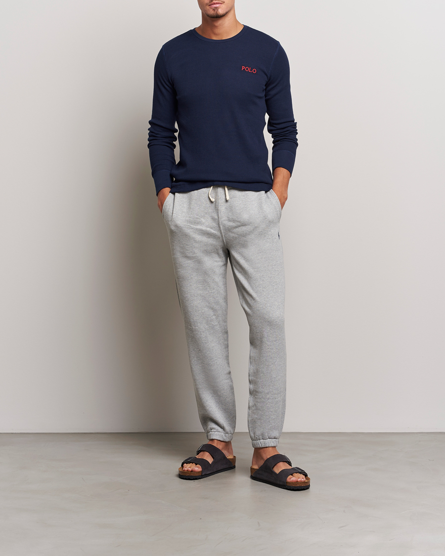 Herren | T-Shirts | Polo Ralph Lauren | Waffle Long Sleeve Crew Neck Cruise Navy