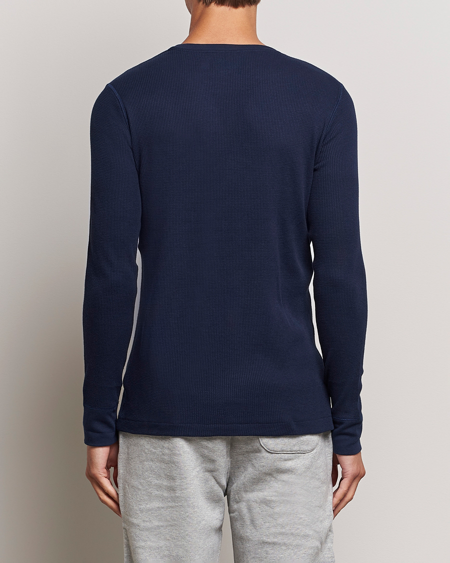 Herren | T-Shirts | Polo Ralph Lauren | Waffle Long Sleeve Crew Neck Cruise Navy