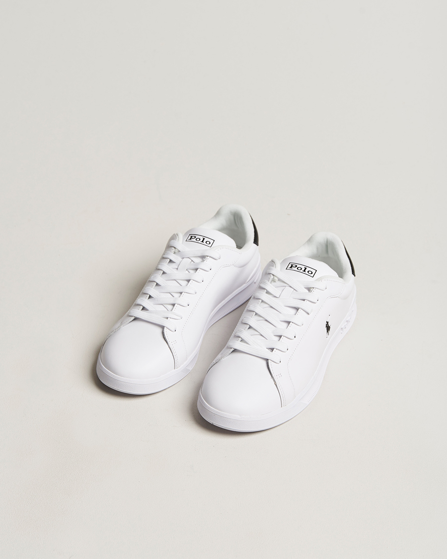 Herren | Weiße Sneakers | Polo Ralph Lauren | Heritage Court Sneaker White/Black