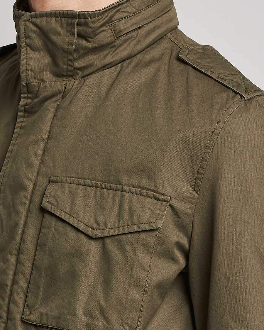 Herren | Jacken | Herno | Cotton Field Jacket Army Green