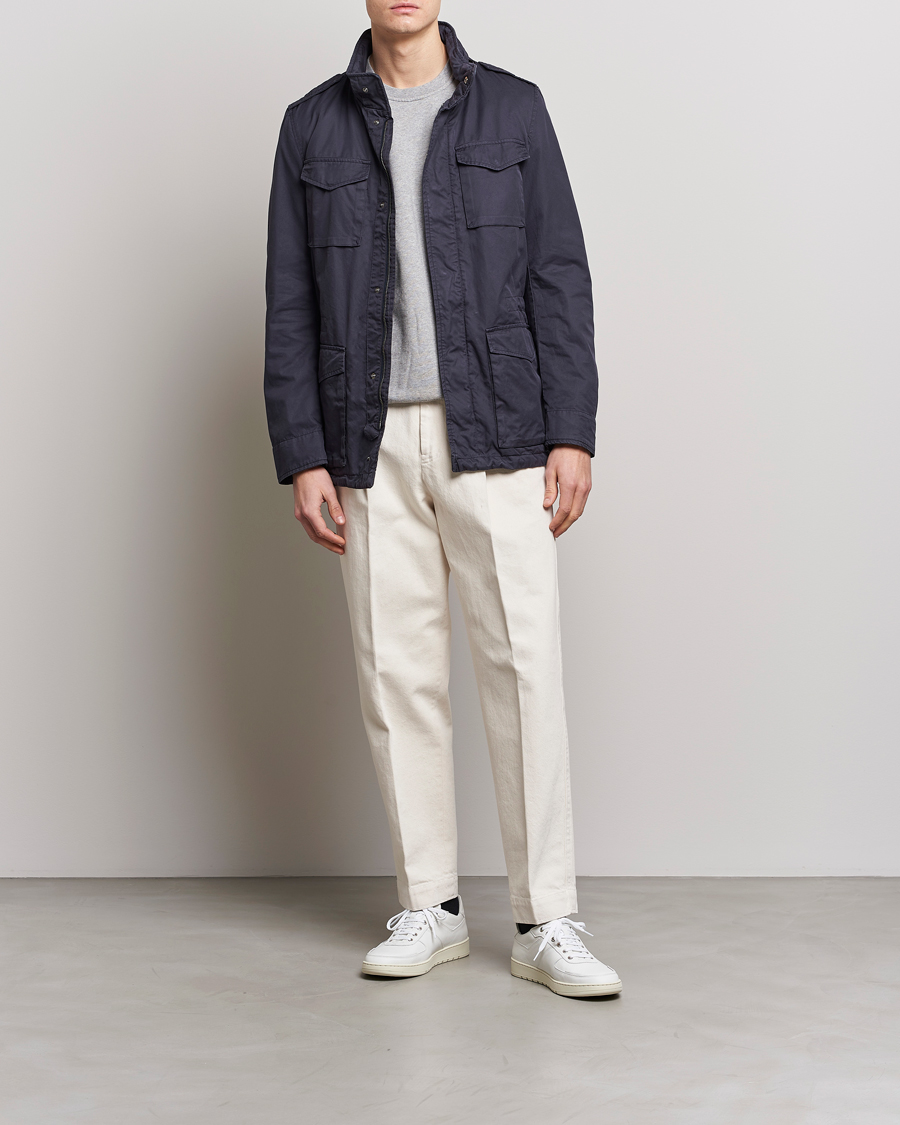 Herren | Jacken | Herno | Cotton Field Jacket Navy