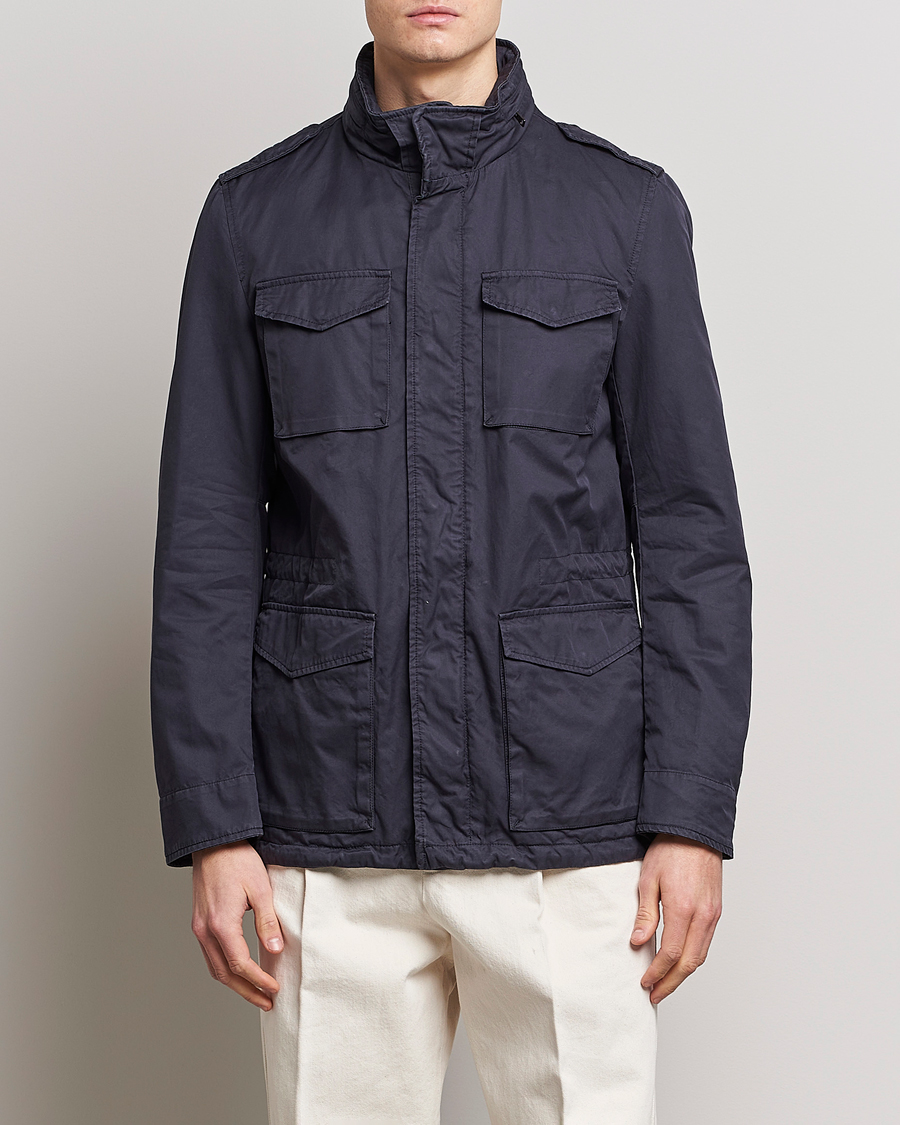 Herren | Jacken | Herno | Cotton Field Jacket Navy
