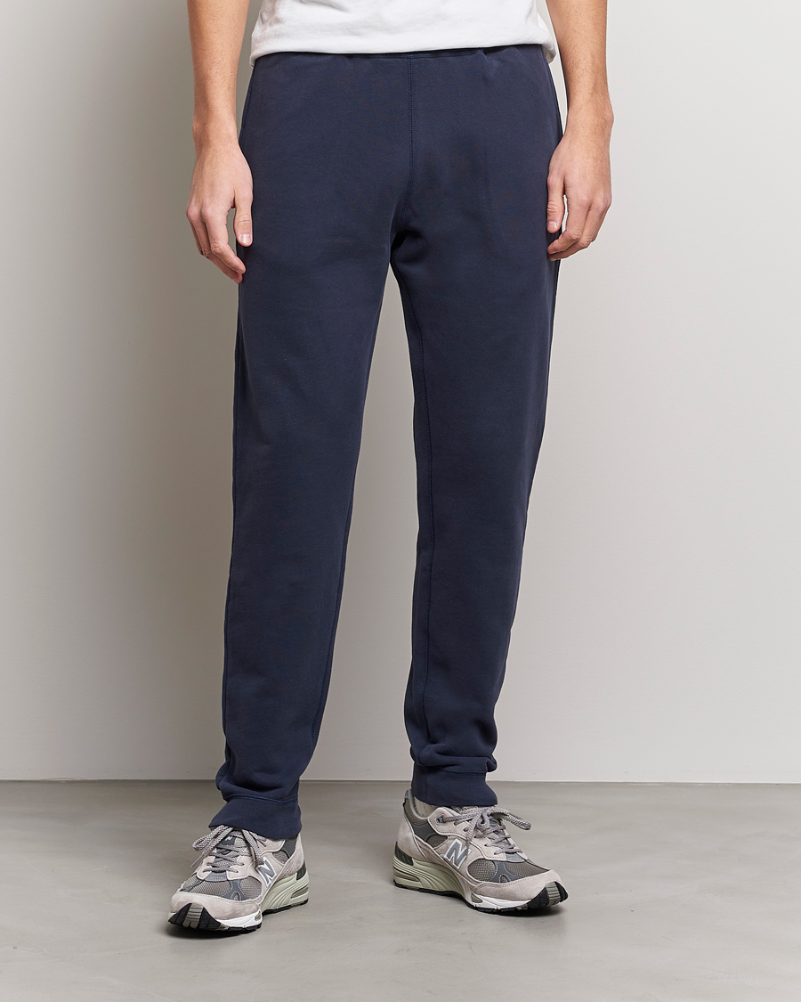 Herren | Joggpants | Sunspel | Cotton Loopback Track Pants Navy