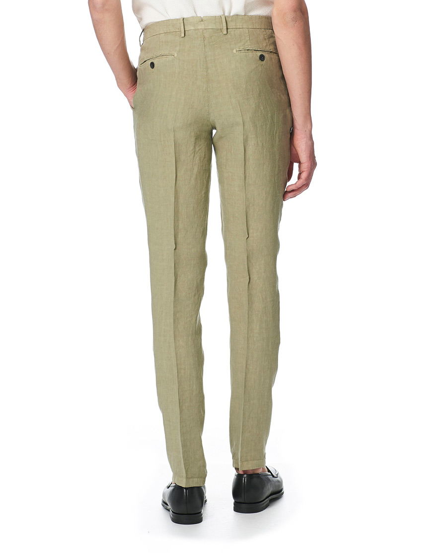 Herren | Anzüge | Boglioli | K Jacket Patch Pocket Linen Suit Sage Green