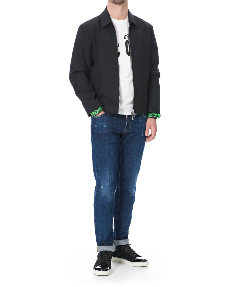 Herren | Jacken | Dsquared2 | Fluo Sign Bomber Jacket Black