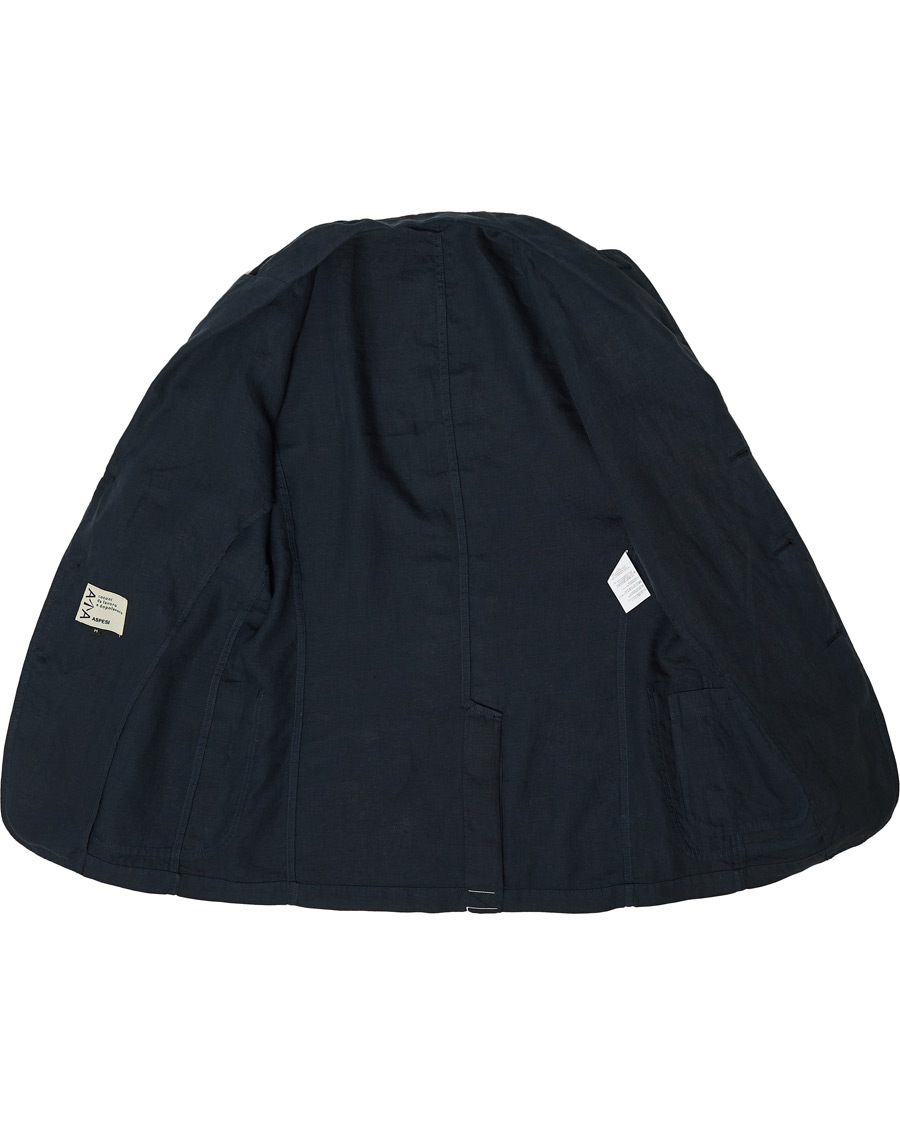 Herren | Sakkos | Aspesi | Samuraki Linen Blazer Navy