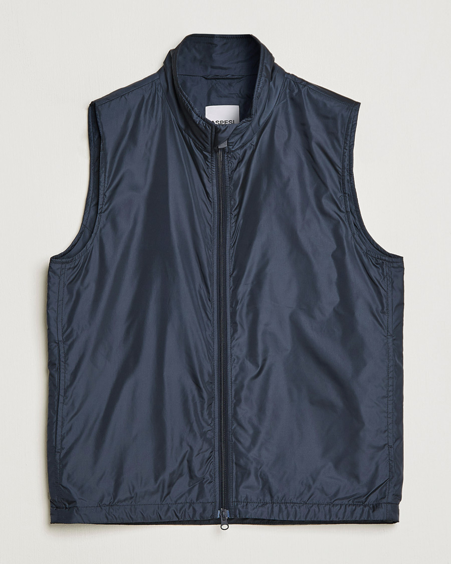 Herren | Westen | Aspesi | Vernes Nylon Gilet Navy