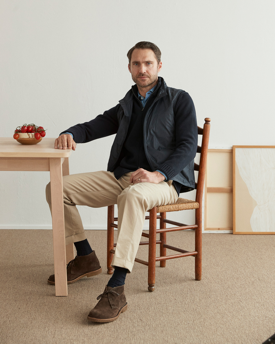 Herren | Westen | Aspesi | Vernes Nylon Gilet Navy