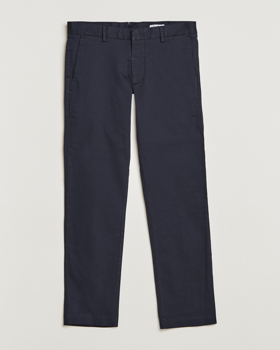 Herren | Hosen | NN07 | Theo Regular Fit Stretch Chinos Navy Blue
