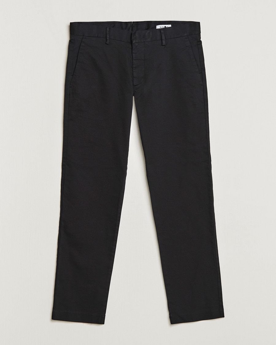Herren | Hosen | NN07 | Theo Regular Fit Stretch Chinos Black
