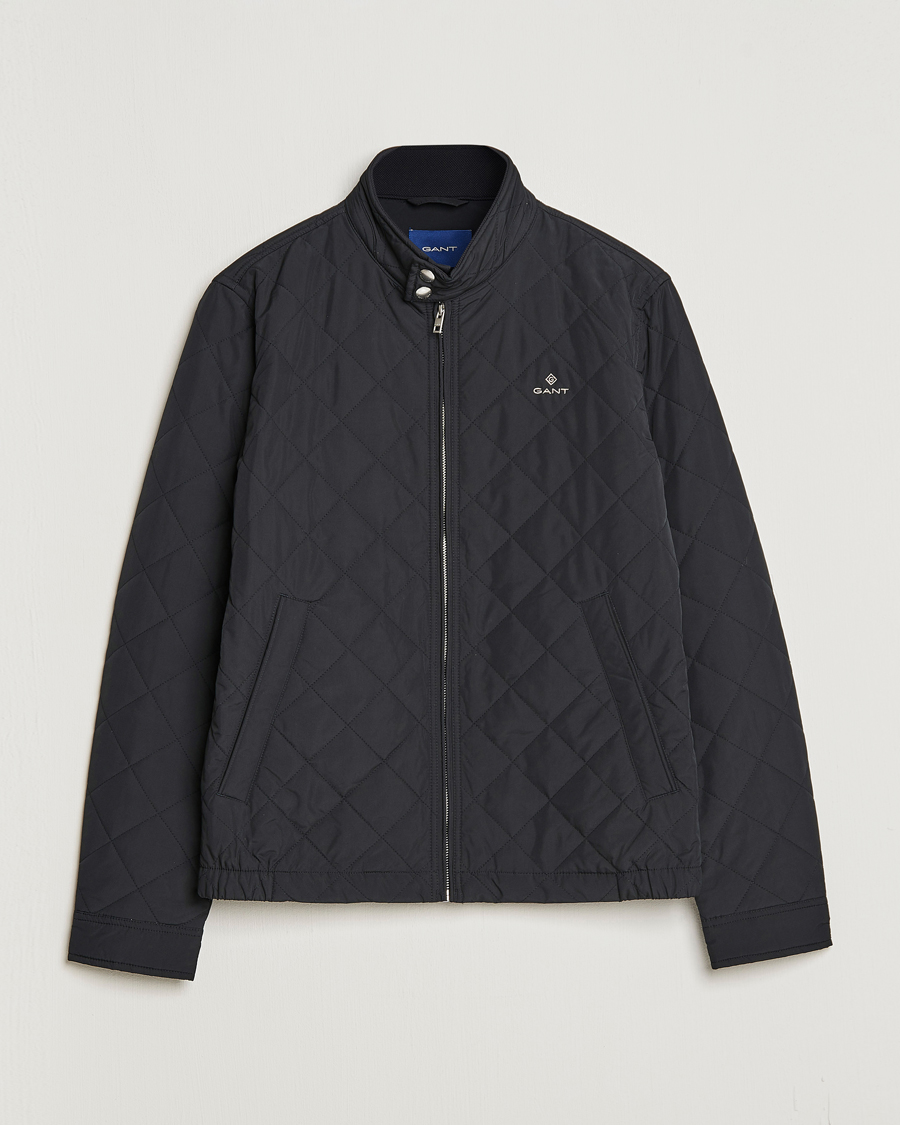 Herren | Jacken | Gant | The Quilted Windcheater Black