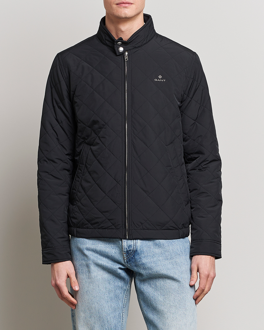 Herren | Jacken | Gant | The Quilted Windcheater Black