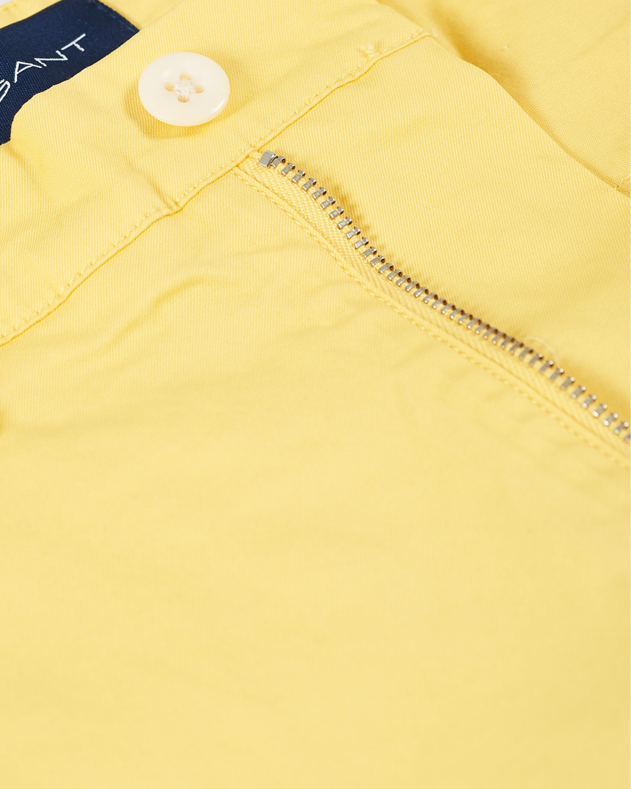 Herren | Shorts | GANT | Regular Sunbleached Shorts Brimstone Yellow