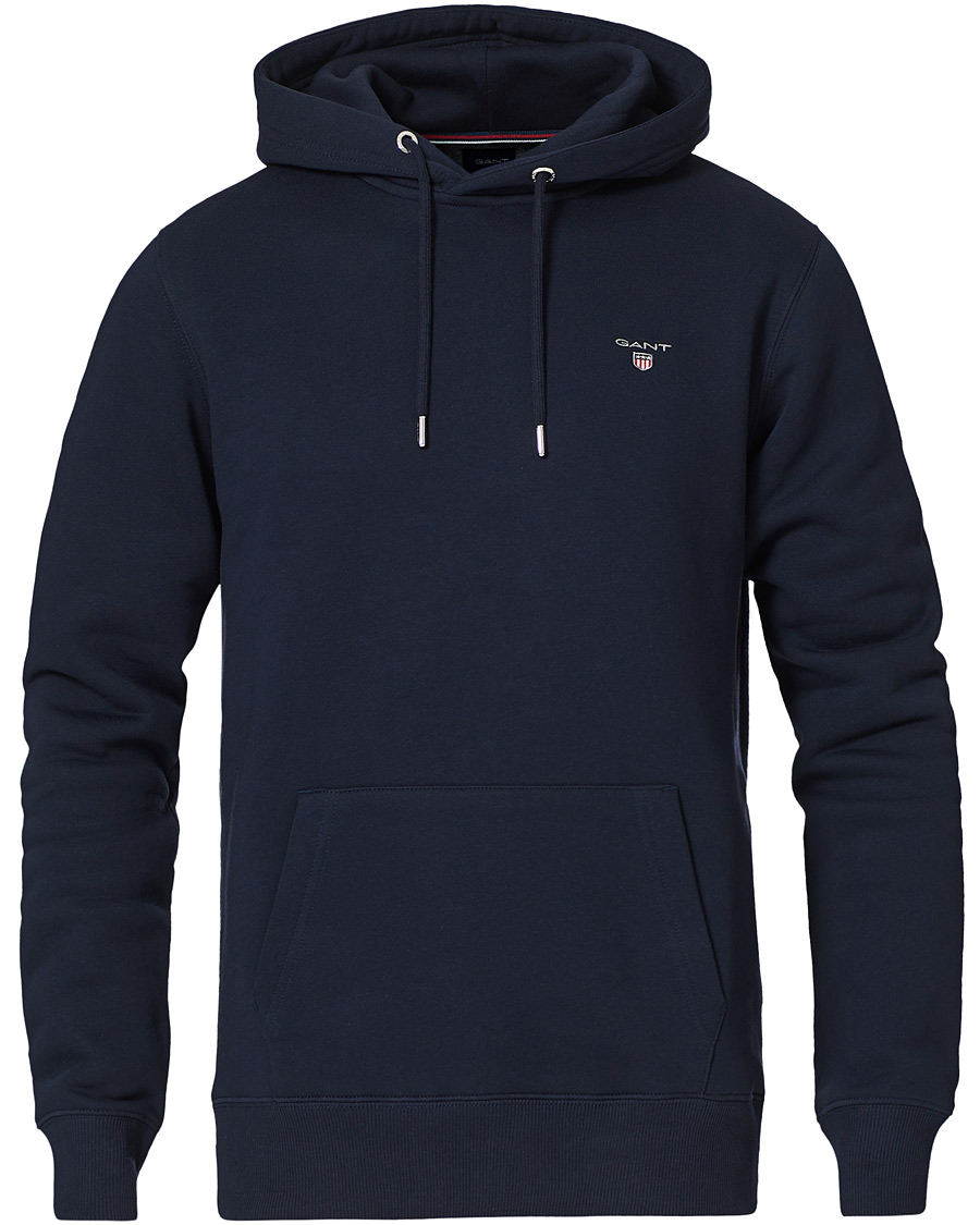 Herren | Pullover | Gant | Original Shield Logo Hoodie Evening Blue