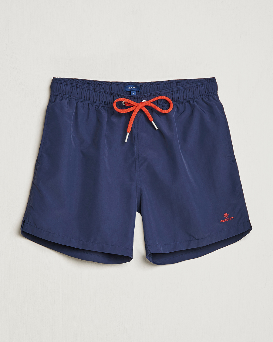 Herren | Badehosen | GANT | Basic Swimshorts Marine