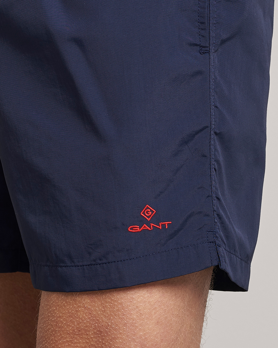 Herren | Badehosen | GANT | Basic Swimshorts Marine