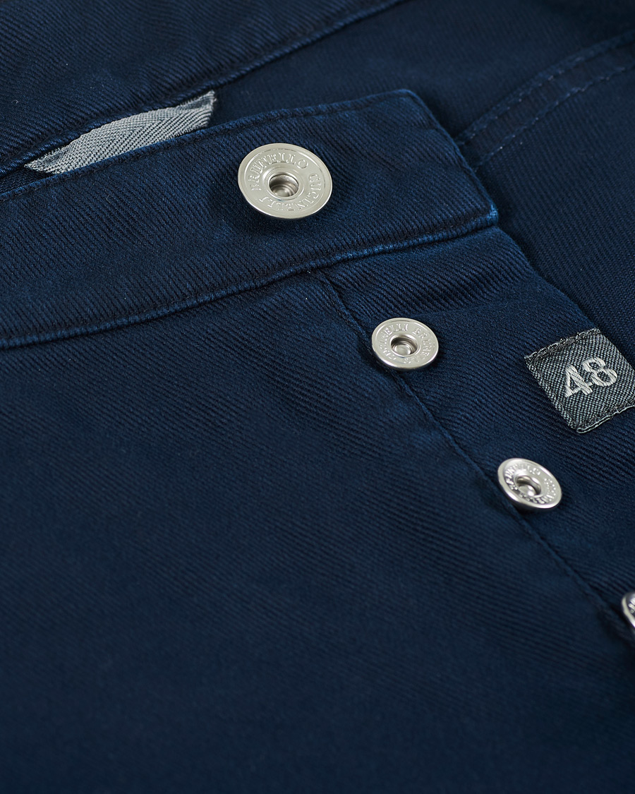 Herren | Hosen | Brunello Cucinelli | Slim Fit 5-Pocket Twill Pants Navy
