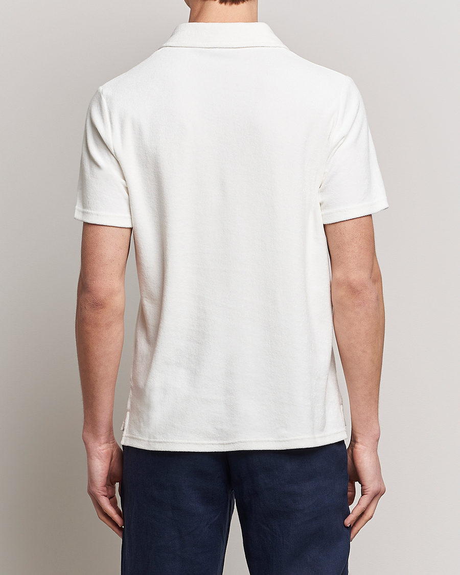 Herren | Poloshirts | Morris | Delon Terry Jersey Polo Off White