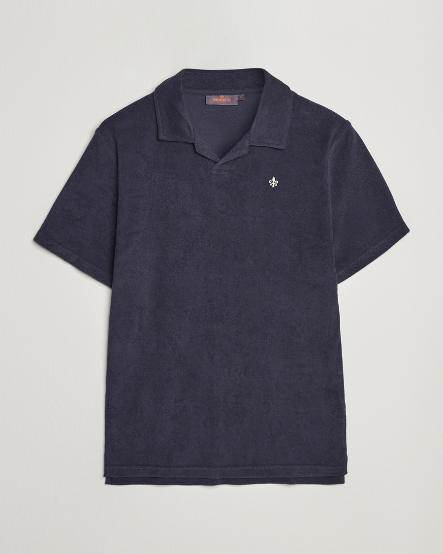 Herren | Poloshirts | Morris | Delon Terry Jersey Polo Old Blue
