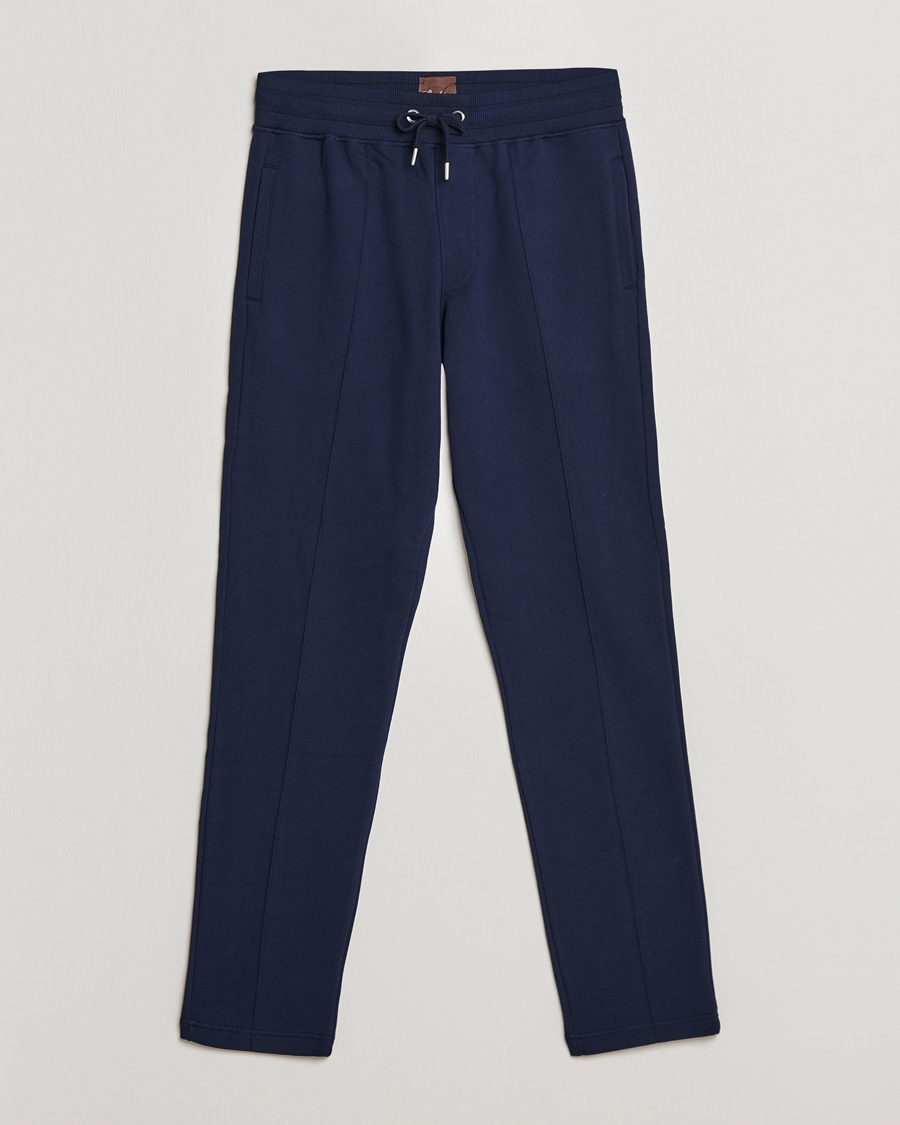 Herren | Hosen | Stenströms | Cotton Jersey Pants Navy