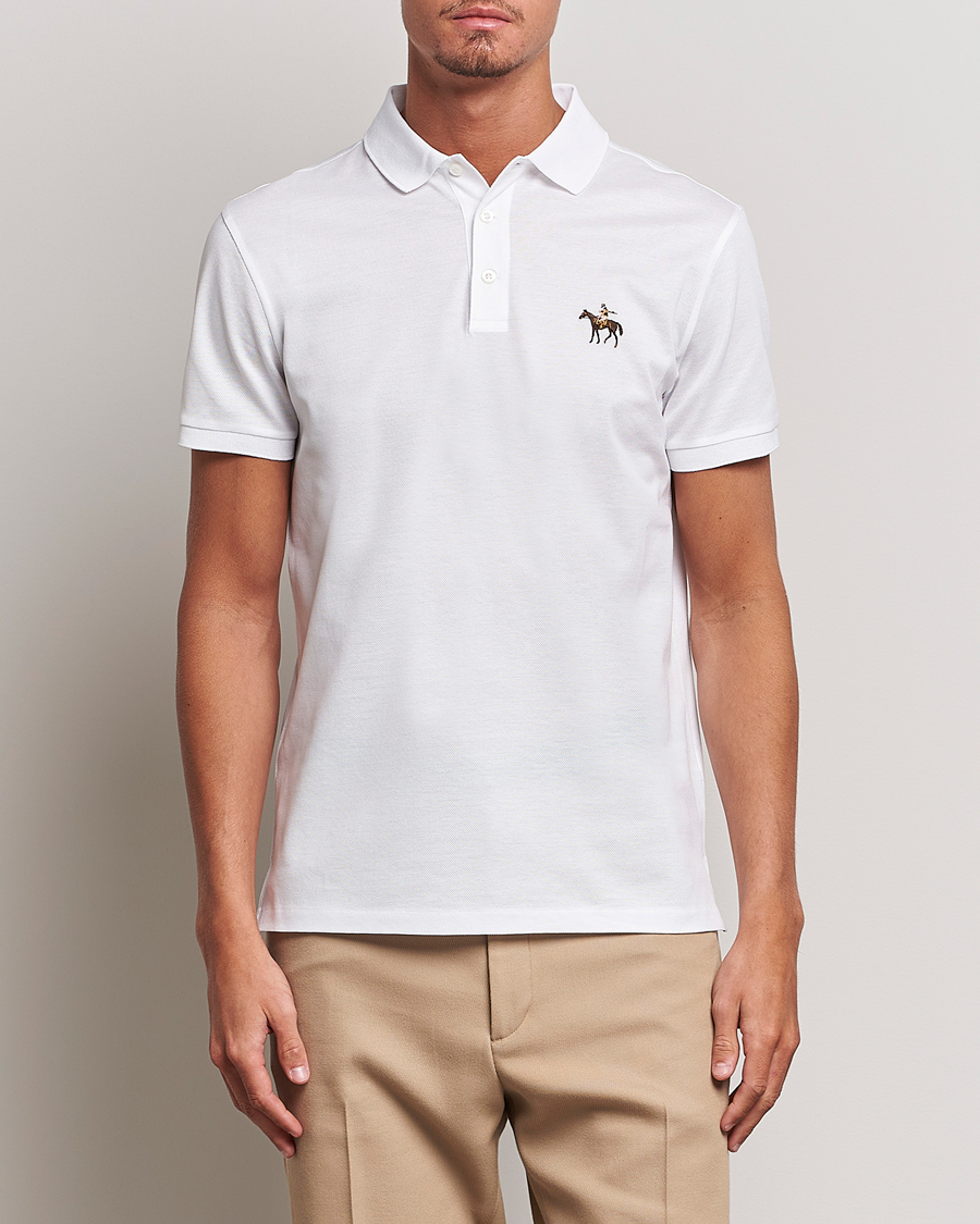 Herren | Poloshirts | Ralph Lauren Purple Label | Mercerized Cotton Polo Classic White