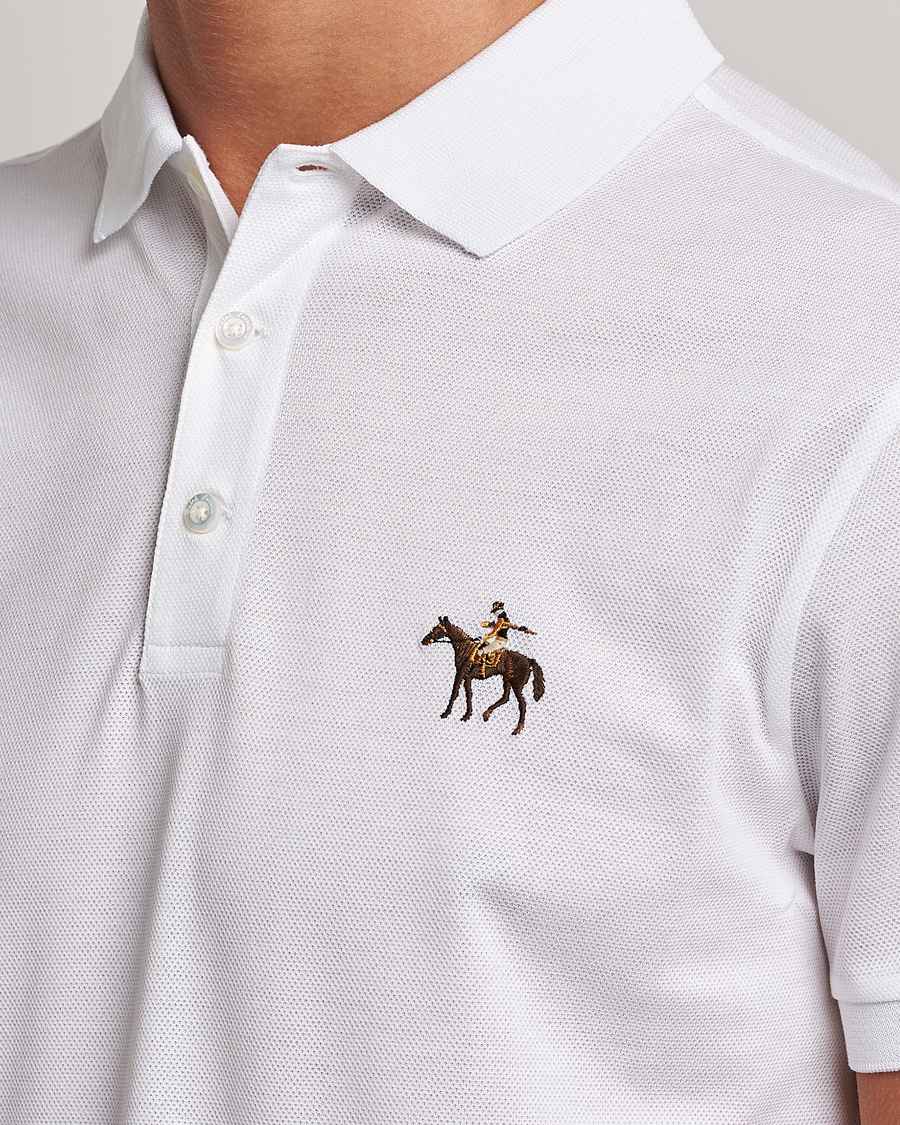 Herren | Poloshirts | Ralph Lauren Purple Label | Mercerized Cotton Polo Classic White