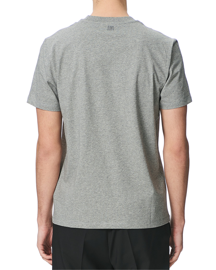 Herren | T-Shirts | AMI | Heart Short Sleeve Tee Heather Grey