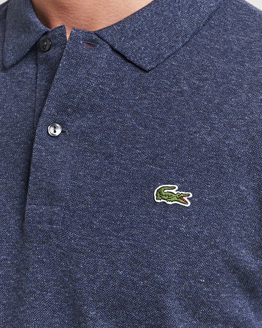 Herren | Poloshirts | Lacoste | Slim Fit Polo Piké Heather Nebula