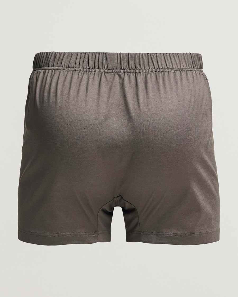 Herren | Unterhosen | Bresciani | Cotton Boxer Brief Grey
