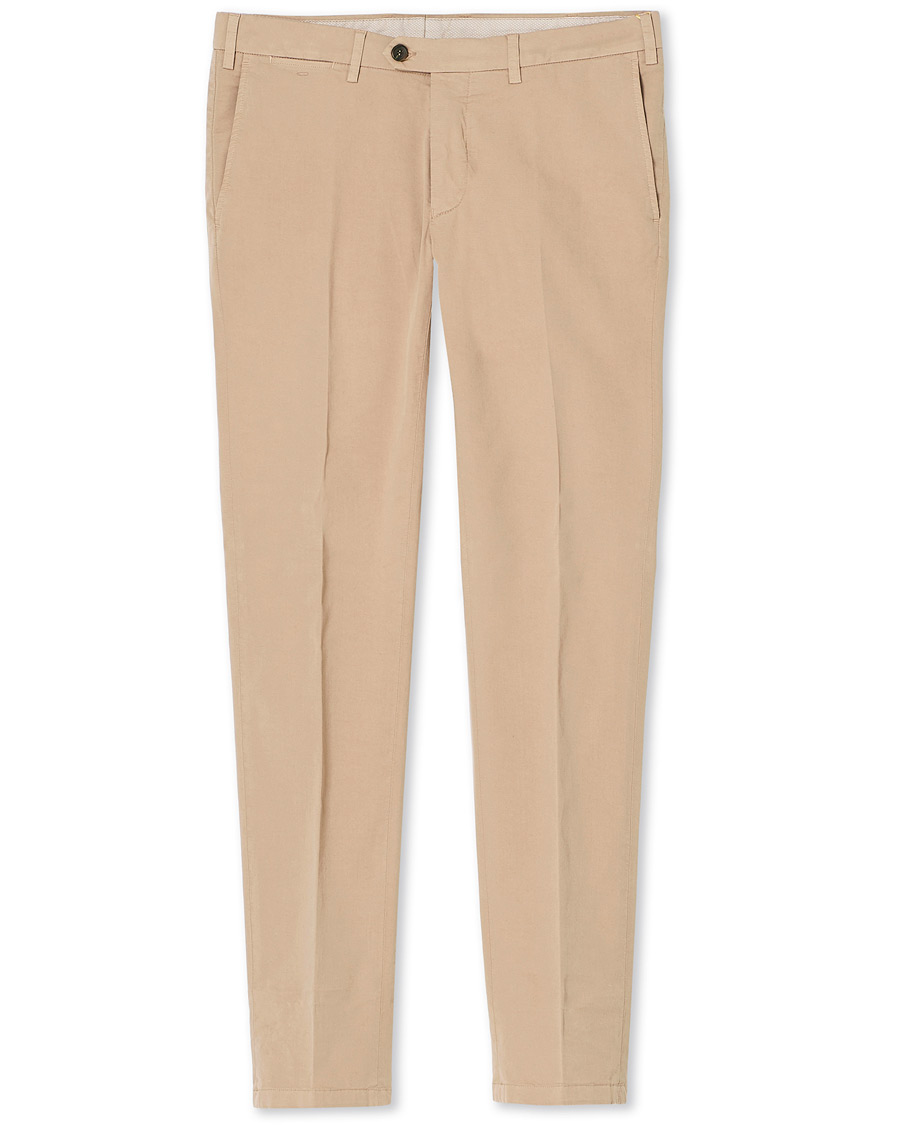 Herren | Hosen | Canali | Cotton Stretch Chinos Beige