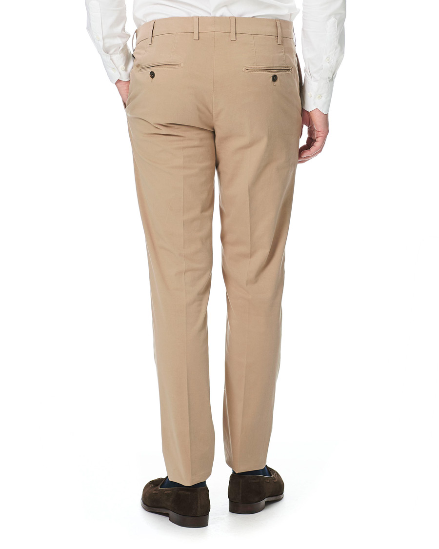 Herren | Hosen | Canali | Cotton Stretch Chinos Beige