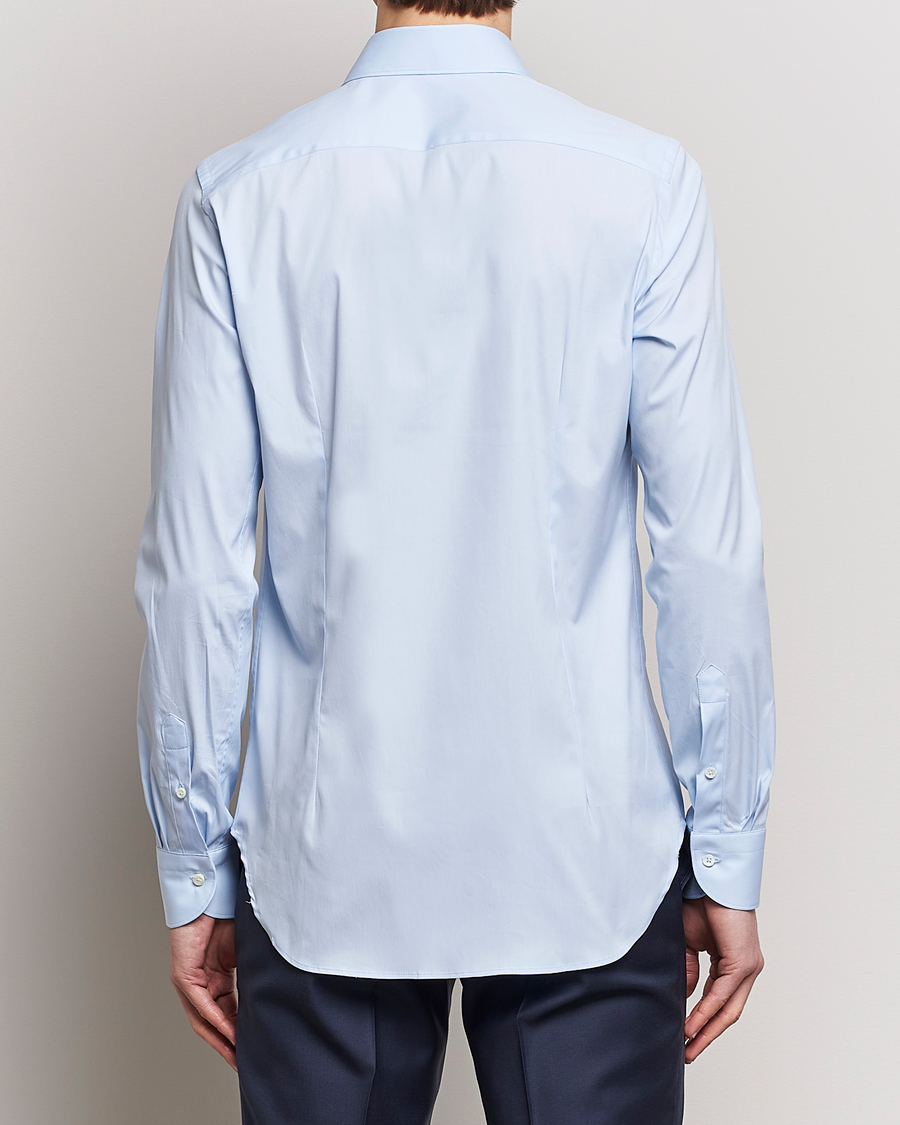 Herren | Hemden | Canali | Slim Fit Cotton/Stretch Shirt Light Blue