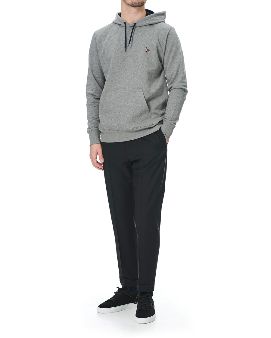 Herren | Pullover | PS Paul Smith | Zebra Hoodie Grey Melange