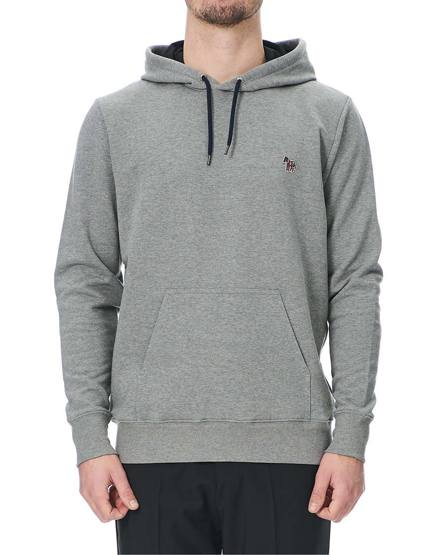 Herren | Pullover | PS Paul Smith | Zebra Hoodie Grey Melange