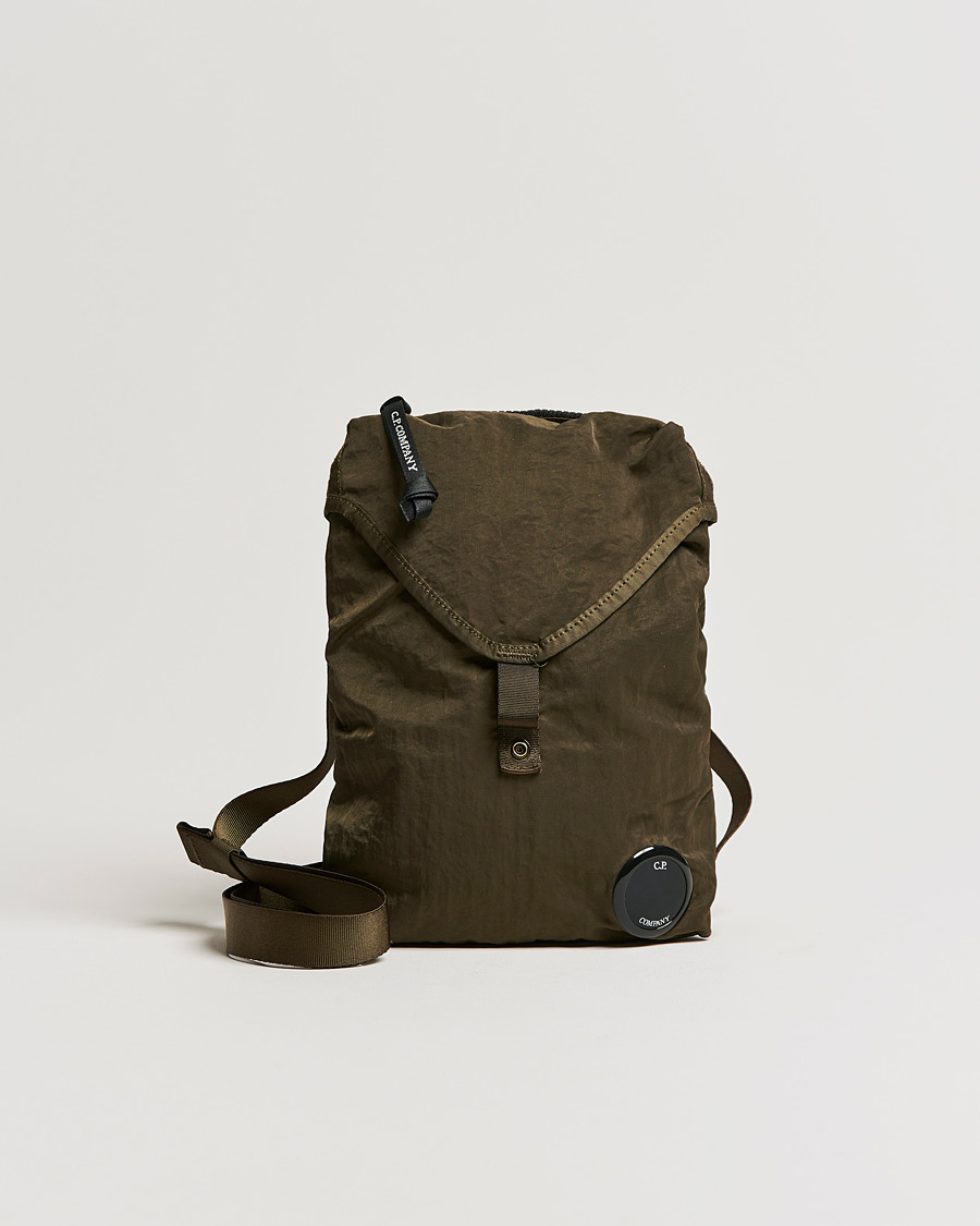 Herren | C.P. Company Nylon B Shoulder Bag Olive | C.P. Company | Nylon B Shoulder Bag Olive