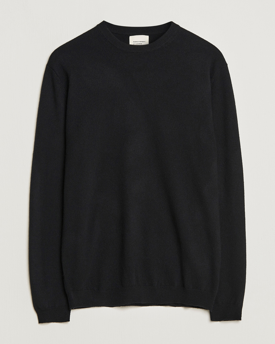 Herren | Pullover | People's Republic of Cashmere | Cashmere Roundneck Black