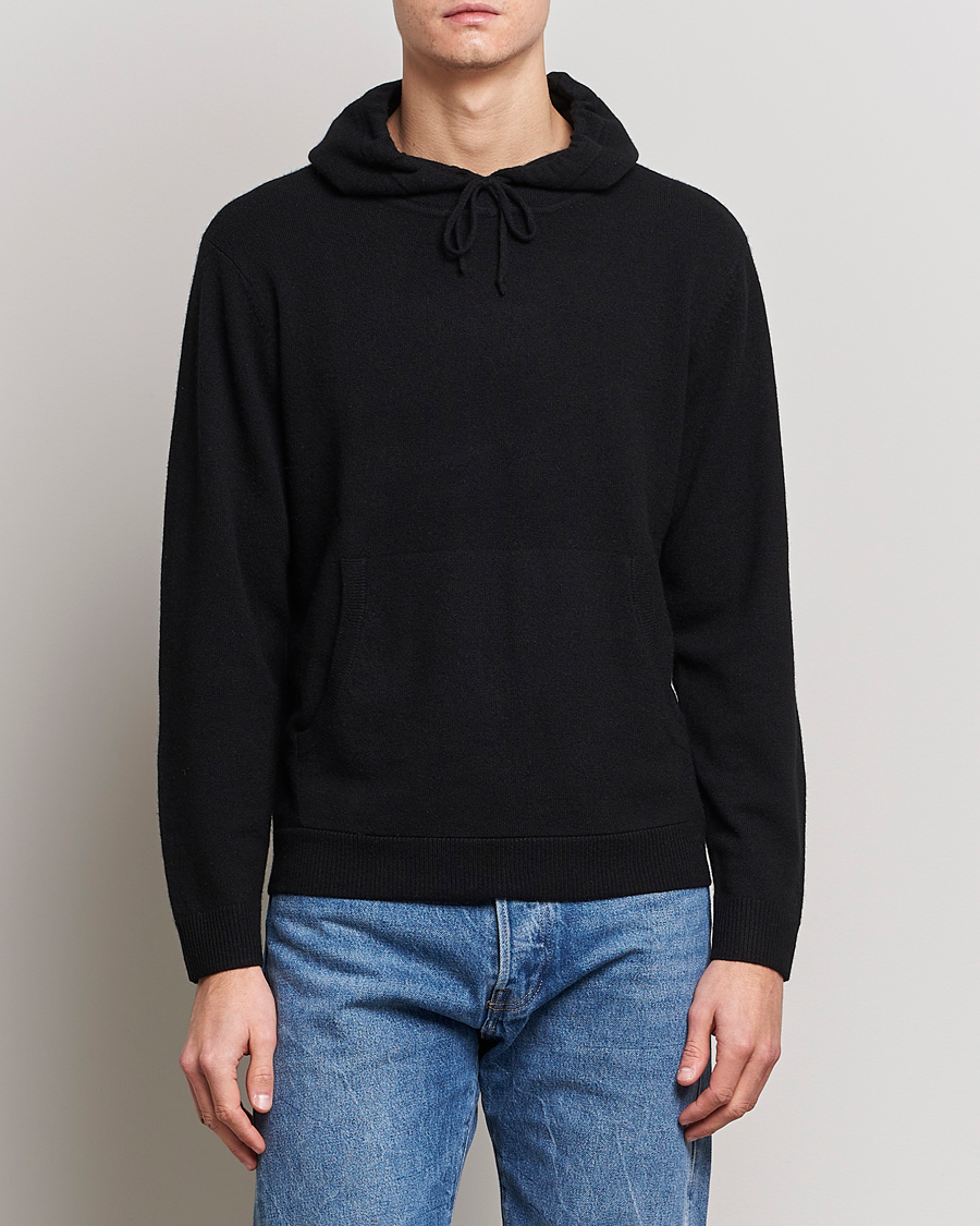 Herren | Pullover | People's Republic of Cashmere | Cashmere Hoodie Black